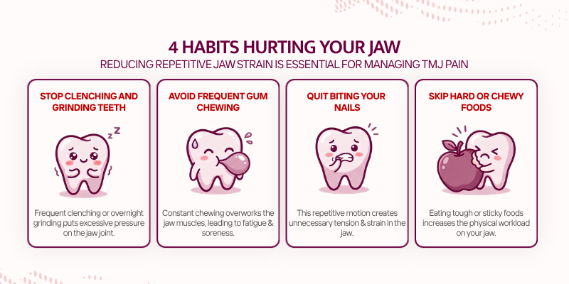 TMJ Ear Pain - 4 Habits Hurting yYour Jaw